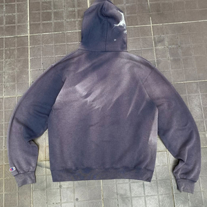 Sweat à capuche personnalisé d'hiver brodé de strass avec fermeture éclair, design de haute qualité, respirant, écologique, 100 % coton molletonné, coupe oversize - Product Image 2