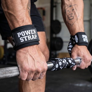 Correas de Levantamiento de Pesas Ajustables, Soporte de Muñeca de Neopreno, Correas de Tracción para Entrenamiento de Fuerza, Unisex, Resistentes - Product Image 3