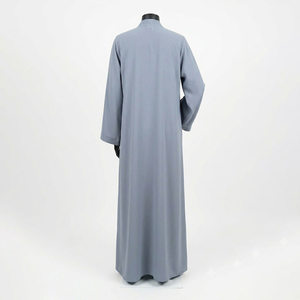 Abaya musulmane pour femmes, design élégant, couvrante, formelle, modeste, respirante, légère, en mousseline, longueur au sol, toutes saisons - Product Image 3