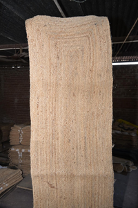 Tapis de couloir en jute naturel fait main, tapis tissé style ferme, tapis d'entrée bohème, tapis de cuisine rustique, taille personnalisée - Product Image 3
