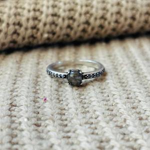 Boho Oxidized Silver Plated <b>Labradorite</b> Brass <b>ring</b> Vintage Dainty Handmade Wholesale <b>Ring</b> For Women - Product Image 1