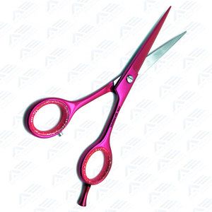 Tijeras profesionales de peluquero Rosa hechas de acero inoxidable de grado premium J2 Tijeras de corte de pelo de salón de 6" - Product Image 5