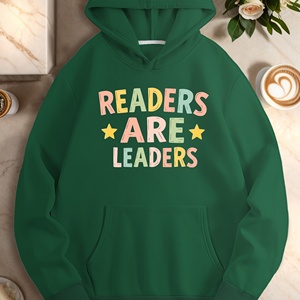 ผู้หญิง hoodies ลำลองของผู้หญิงผู้อ่านเป็นผู้นำ - Product Image 2