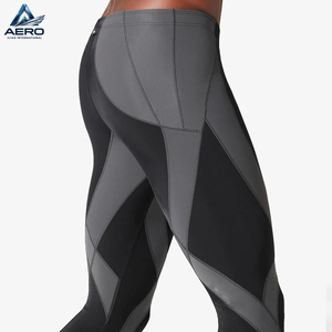 New Arrival Hand Made OEM ODM Service Wholesale Rate Custom Athletic <b>Base</b> <b>Layers</b> - Durable Color-Block Compression Leggings - Product Image 6