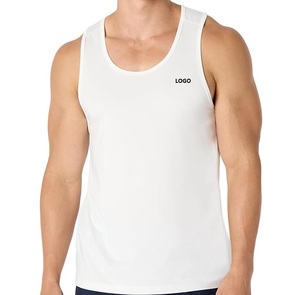 Custom <b>Men</b> Tank Top Plus Size Quick Dry Breathable Knitted Sleeveless Sports <b>Vest</b> Gym Workout Wear - Product Image 5