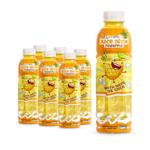 Wholesale Fruit Drinks SunSmile Mixed Fruit Juice with Nata De Coco 500ml PET <b>Bottle</b> Vietnam Exotic Halal Drinks Manufacturer - Product Image 1