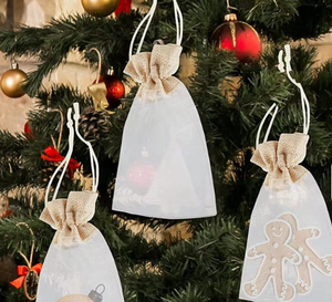 Sac cadeau en jute naturel imprimé avec logo personnalisé pour les événements promotionnels et l'emballage de vente au détail - Product Image 1