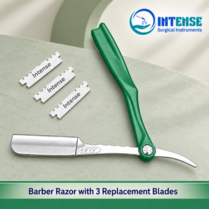 Barber <b>Straight</b> Razor Set with Replaceable Blades Professional Stainless Steel Shaving Razor for Men Salon Barber Shop - Product Image 3