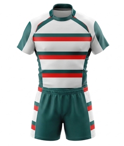 Uniformes de Rugby Personalizados al por Mayor, Modelo 2026, Cómodos, Transpirables, Tallas Grandes, con Impresión por Transferencia de Calor en la Parte Delantera, de Secado Rápido, para Liga - Product Image 5