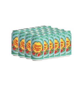 Auténtica Soda de Crema de Fresa Chupaa Chupss, Hecha con Antocianinas para un Color Natural, Latas de 345 ml, Cadenas de Suministro al por Mayor - Product Image 3