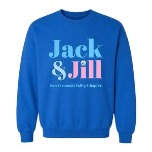 แจ็คแอนด์จิลเสื้อสเวตเตอร์คอกลมแขนยาวแบบคลาสสิกผ้าฟลีซเนื้อนุ่มเสื้อสวมหัวลำลองสำหรับทุกเพศสำหรับกิจกรรมครอบครัวกิจกรรมเป็นทีม - Product Image 1