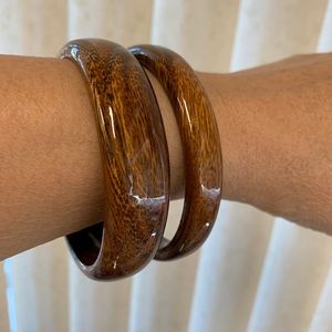 Natural Wooden <b>Bangles</b> Premium Quality Eco-Friendly Polished Technique <b>Engraved</b> Design Ethnic Style Stackable Jewelry Wholesale - Product Image 1