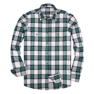 Camisa a cuadros informal para hombre con tacto de tela suave y cepillada, y nueva camisa informal a cuadros de moda para hombre y ropa informal de oficina. - Product Image 2