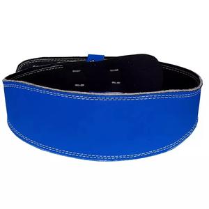 Ceinture de Powerlifting Rouge et Noire à Libération Rapide avec Boucle à Levier en Alliage, Soutien Lombaire Ferme, en Cuir – Vente en Gros - Product Image 2