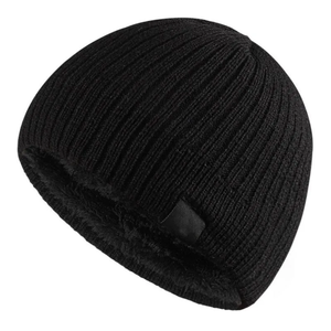 Custom Logo FASPAR Sports Winter Jacquard <b>Beanie</b> Acrylic Flat Knit Warm Waterproof Breathable Unisex Adults <b>Streetwear</b> - Product Image 1