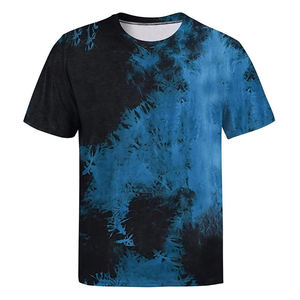 Camisetas Tie Dye Hechas a Mano, Lavables a Máquina, en Colores Brillantes, de Último Diseño, Buena Venta, Ropa Masculina Personalizada, Estilo Casual - Product Image 1