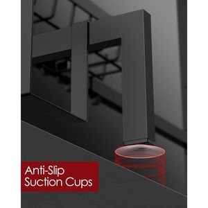 Escurridor de Platos de Acero Inoxidable para Colocar Sobre el Fregadero con Soporte para Cuchillos y Utensilios, Ganchos, Organizador de Cocina, Solución de Almacenamiento - Product Image 6