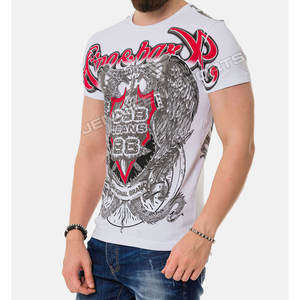 Camiseta Casual para Hombre con Estampado Personalizado, 240 Gramos, 100% Algodón, Corte Regular, Transpirable, de Secado Rápido, Precio al por Mayor - Product Image 5