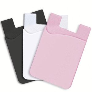 Custom Logo Printed Adhesive Back Silicone <b>Phone</b> Card Holder Credit Card Pocket for Business Campaign Corporate Promotional Gift - Product Image 3