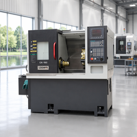 Tour CNC à tourelle avec banc incliné à 30 degrés et base en fonte HT300 pour broches de précision et barres de 45 mm LK-160