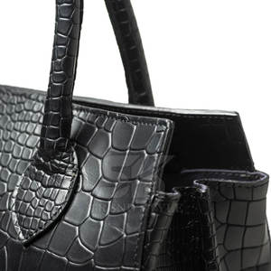 Bolso de Mano de Cuero Vacuno con Grabado de Cocodrilo, Directo de Fábrica, Bolso Bandolera de Moda para Mujer con Correa Ajustable - Product Image 3