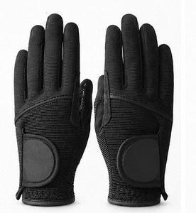 Nuevos Guantes de Equitación de Cuero Genuino Personalizados con Cierre de Gancho, Ajuste Atlético, Venta al Por Mayor, Último Diseño - Product Image 3