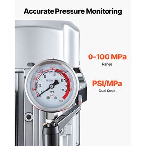 Pompa Idraulica Elettrica Monofase 120V 750W, Unità di Alimentazione da 10.000 PSI con Valvola Manuale - Product Image 4