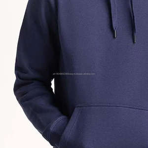 Sweat à capuche en molleton 100% coton pour homme, sweat-shirt lourd à col à capuche et coupe ample, motif uni - Product Image 5