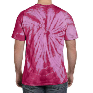 Camiseta de punto con diseño de logotipo personalizado, teñido anudado, 100% algodón, duradera, de manga corta para hombre, ecológica, venta al por mayor 2026 - Product Image 6