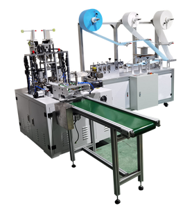 Machines entièrement automatiques de <span class=keywords><strong>fabrication</strong></span> de masques faciaux médicaux jetables non tissés 3 plis, machine de <span class=keywords><strong>fabrication</strong></span> de masques chirurgicaux - Product Image 1