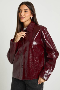 Veste de moto pour femme en coton tricoté respirant imperméable grande taille ajustée à fermeture éclair légère longueur régulière - Product Image 6