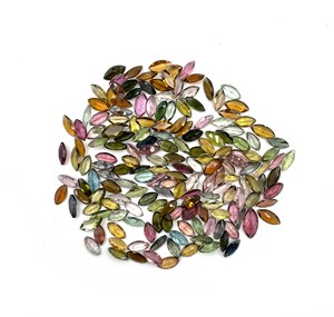 พลอยทัวร์มาลีนธรรมชาติทรงมาร์คีส์ ขนาด 3.50*7 มม. น้ำหนัก 5 กะรัต สำหรับทำเครื่องประดับ - Product Image 3