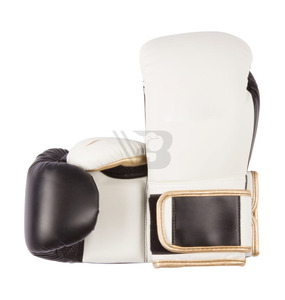 Gants de boxe en cuir de haute qualité avec design à doigts entiers, tailles personnalisées et fermeture auto-agrippante pour la boxe et le combat - Product Image 3