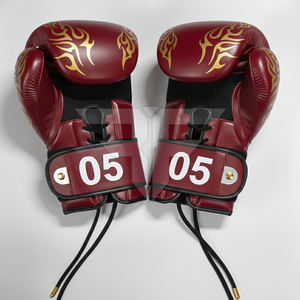 Guantes de Boxeo Profesionales de Cuero para Adultos de Alta Calidad, Más Vendidos al Por Mayor, con Absorción de Humedad - Product Image 2