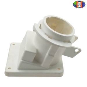 ฐานเสียบแบบมีหน้าแปลนพลาสติก ABS ฉีดขึ้นรูปตามสั่ง OEM | ผู้ผลิตตัวเรือนชิ้นส่วนไฟฟ้าแบบติดตั้งบนกระบอกสูบสำหรับงานหนัก - Product Image 4