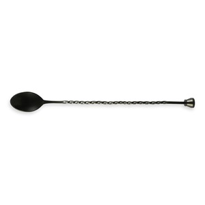 Cuillère à cocktail moderne en acier inoxydable, agitateur torsadé de qualité supérieure, outil de service pour boissons, ustensile de bar professionnel - Product Image 2