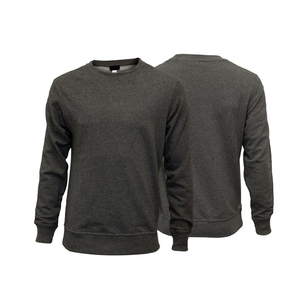 Sudadera de punto para hombre, cuello redondo, color blanco, algodón, corte regular, estilo casual, para otoño, disponible para la venta. - Product Image 4