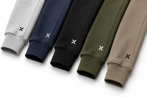 Pantalon de jogging athlétique et fuselé noir en molleton pour homme X Sports City avec logo personnalisé, design minimaliste, respirant, coupe régulière, idéal pour l'automne - Product Image 6