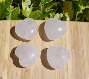 Corazón hinchado de cuarzo transparente de cristal curativo Natural de la mejor calidad, cristales al por mayor, corazones de piedras preciosas, compra de AGATE AAMEENA - Product Image 3