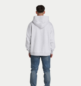 Sweat à capuche long en molleton épais pour homme, automne/hiver, style euro-américain, tendance, ample, décontracté, 100% coton, impression numérique, anti-rétrécissement - Product Image 3