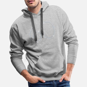 Sudadera con Capucha para Hombre, Estilo Único, con Pedrería, Mezcla de Algodón y Felpa, para Invierno, con Colores y Logotipo Personalizables - Product Image 3