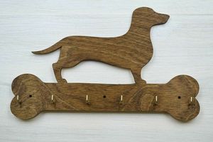 Customizable Wooden <b>Key</b> Holder Wall Hanging with Metal Hooks for Home Entrance Hotel Office Gift and Home Decor - Product Image 5