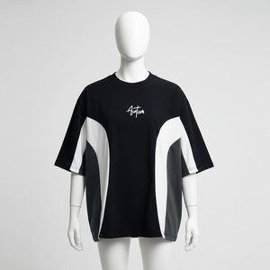 เสื้อยืดผู้ชายแบบสั่งทำ OEM ผ้าคอตตอนลายเรียบ แขนสั้น ระบายอากาศได้ดี ผสมสแปนเด็กซ์ ถักทออย่างดี ไซส์ใหญ่ สวมใส่สบาย พิมพ์ลายพัฟฟ์ แห้งเร็ว - Product Image 1
