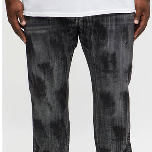 Pantalones Vaqueros de Mezclilla para Hombre, Corte Slim Fit, Largos, Cómodos, de Color Sólido, con Bolsillos, Venta al Por Mayor, Personalizados, a la Moda - Product Image 4