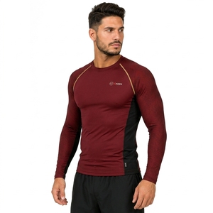Heat Transfer Printing Full Sleeve <b>Mens</b> Quick Dry Underwear <b>Compression</b> Rush Guard <b>for</b> Workout 2026 Sports Gym Rash Guard - Product Image 6
