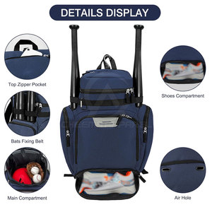 Solución de Transporte de Equipamiento Deportivo de Alta Calidad para Jugadores: Bolsa de Béisbol Cómoda con Correas Ajustables y Fácil de Usar - Product Image 3