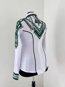 Camisa Profesional para Exhibición Ecuestre Occidental para Mujer, Ropa para Competencia de Rodeo y Equitación - Product Image 2