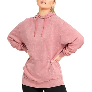 Sudaderas con capucha y sudaderas con lentejuelas bordadas en 3D con logotipo personalizado de gran tamaño para mujer - Product Image 1