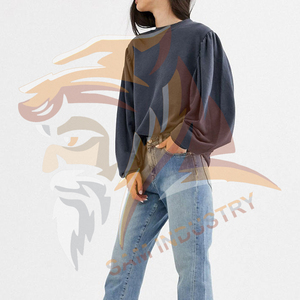 Sweat-shirts oversize en molleton d'hiver avec logo personnalisé pour femmes, en coton de haute qualité et fibres de bambou, respirants et surdimensionnés - Product Image 4
