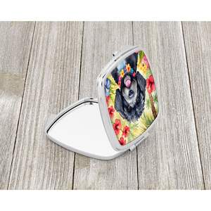 Women and Girls' Portuguese Water Dog Luau Compact Decorative <b>Travel</b> <b>Makeup</b> <b>Mirror</b> Folding Handheld Pocket Gift - Product Image 2